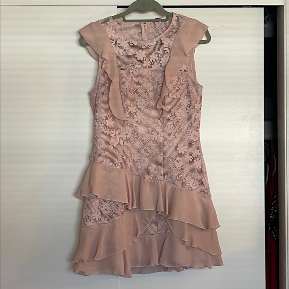 Parker blush pink dress size 8